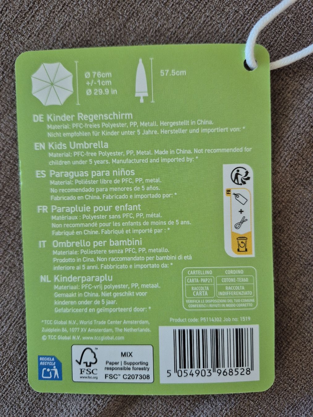 Altro per bambini: Kinder Regenschirm Fuchs Orange Neu – Nuovo (secondo la descrizione) da Thun venduto da Zuzi84 1