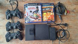 Playstation Slim | 3 Controller | MemoryCard | 5 Games |