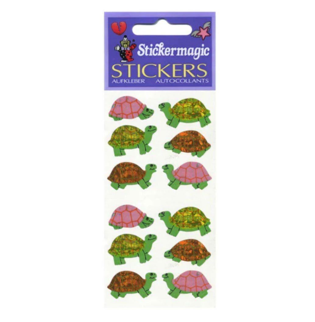 Sticker: Vintage Sticker 90er Set Schildkröte – Nuovo (secondo la descrizione) da Villmergen venduto da Papertales