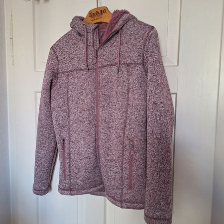Kuschelweiche, wärmende Jacke,  altrosa