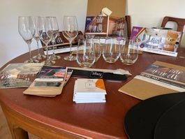 Silwy set de verres en cristal et aimants