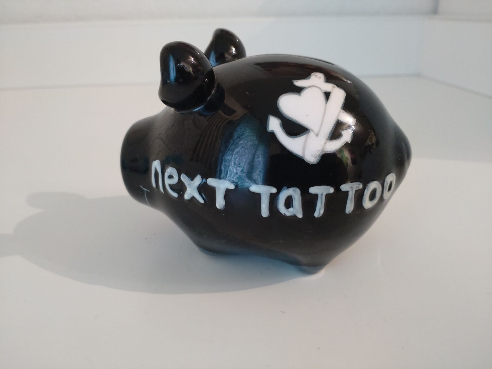 Salvadanai: Sparschwein "next tattoo" schwarz – Usato da Brügg BE venduto da Meui_Zouberding 1
