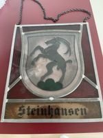 Wunderschöne Wappenscheibe Steinhausen, Vintage Deko!