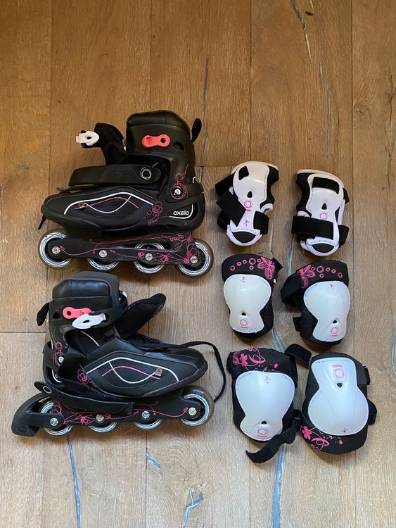 Great roller blades + protection. EUR39.5 Kaufen auf Ricardo