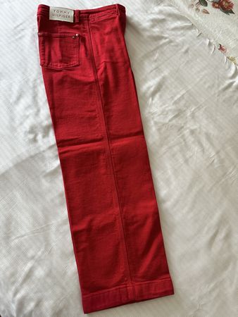 Pantalon Tommy Hilfiger Rouge Taille 26 - État neuf!