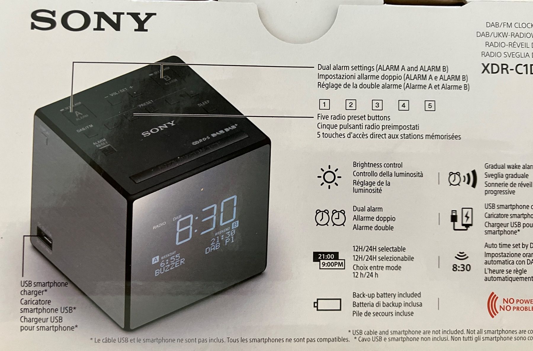 Sony Radio: Radio Wecker DAB – Usato da Münsingen venduto da dusro 1