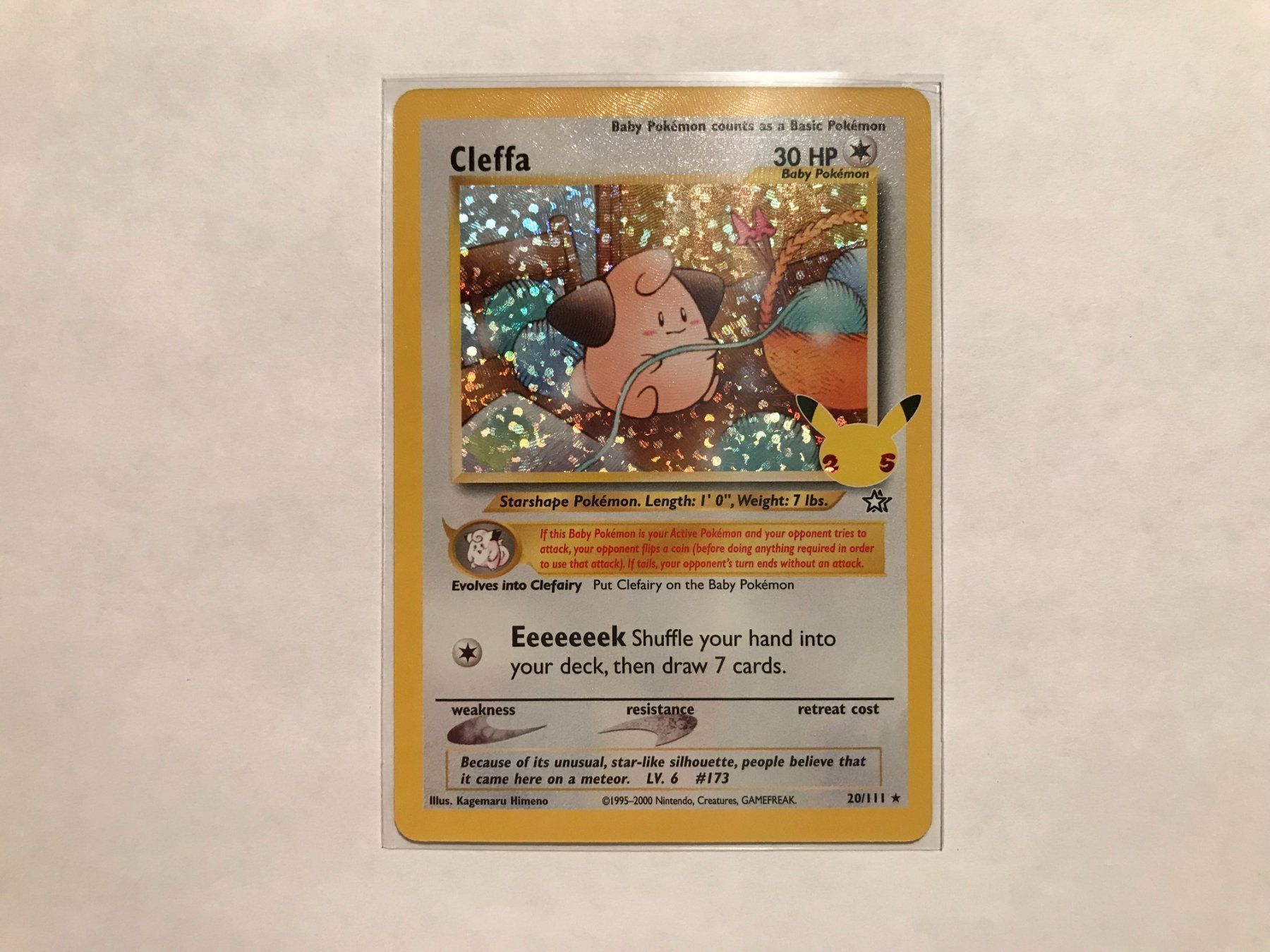 Pokémon Carte collezionabili: Cleffa holo Celebrations EN – Usato da Hagendorn venduto da Pokecollectorch