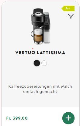 Nespresso Kaffeemaschinen & Espressomaschinen: Vertuo Latissima – Gebraucht aus Trubschachen von markuszrcher