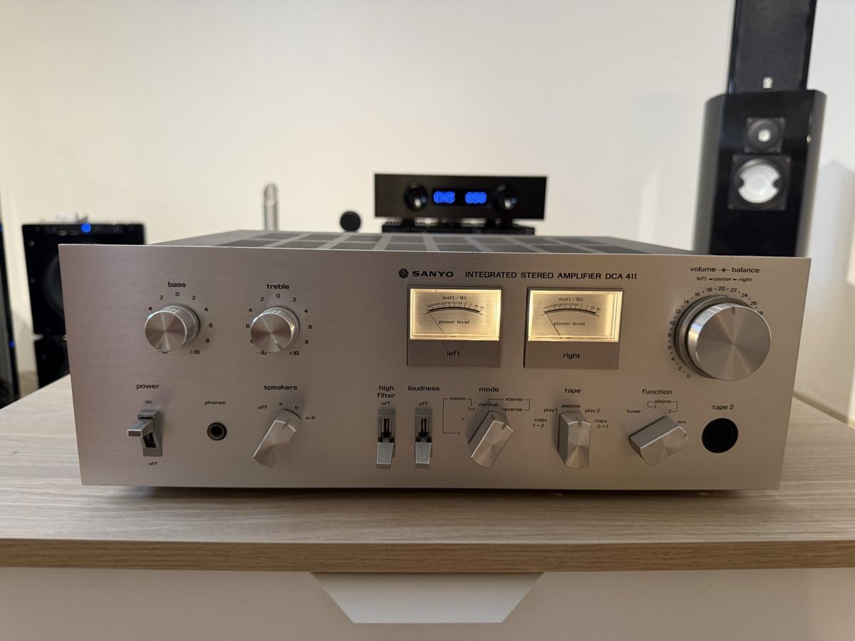 Sanyo Amplificateurs: SANYO INTEGRATED STEREO AMPLIFIER DCA 411 – D'occasion à Veyrier par mus_d768 1