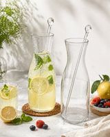 2x Rührstäbchen Transparent Hartplastik