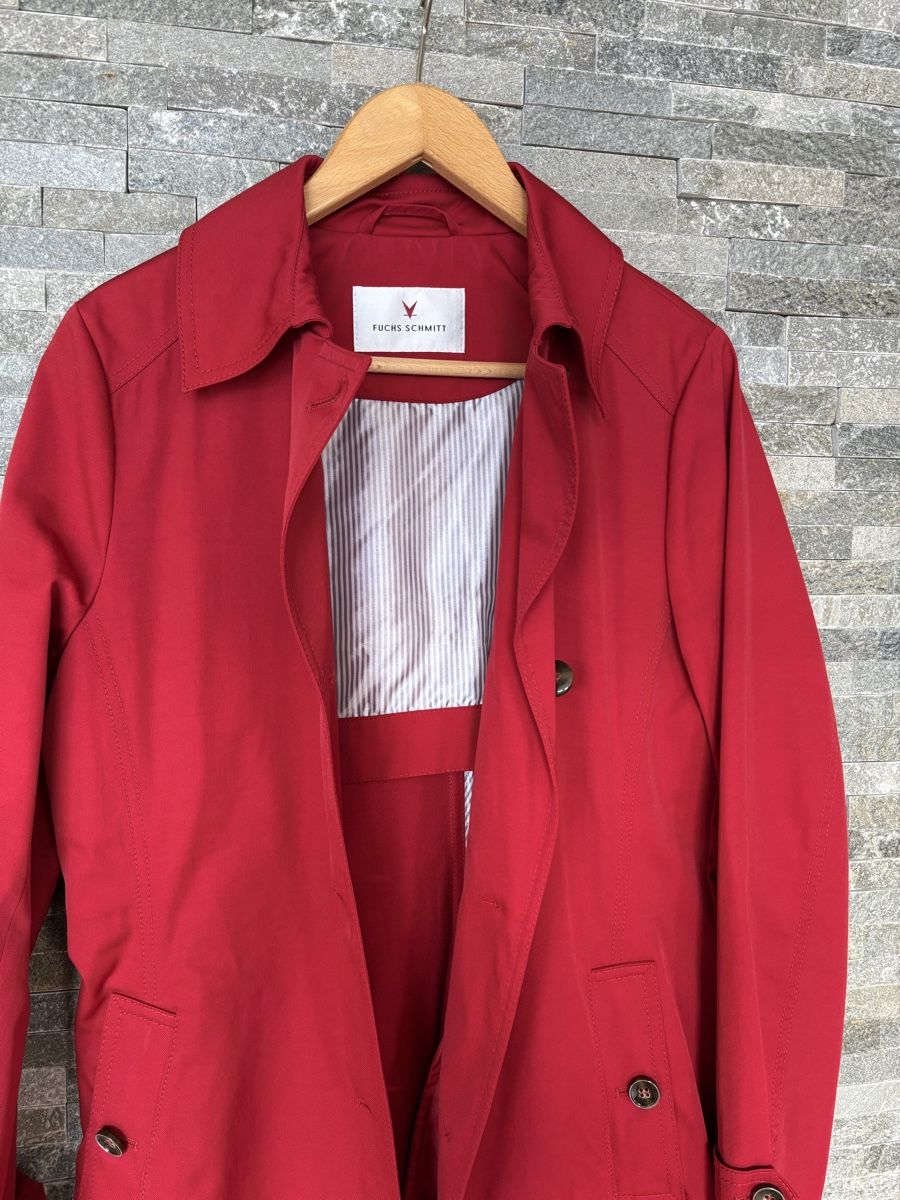 Fuchs Schmitt Mäntel: FUCHS SCHMITT Trench Rouge - 38 CH – Neu (gemäss Beschreibung) aus Chardonne von teenyweeny 4