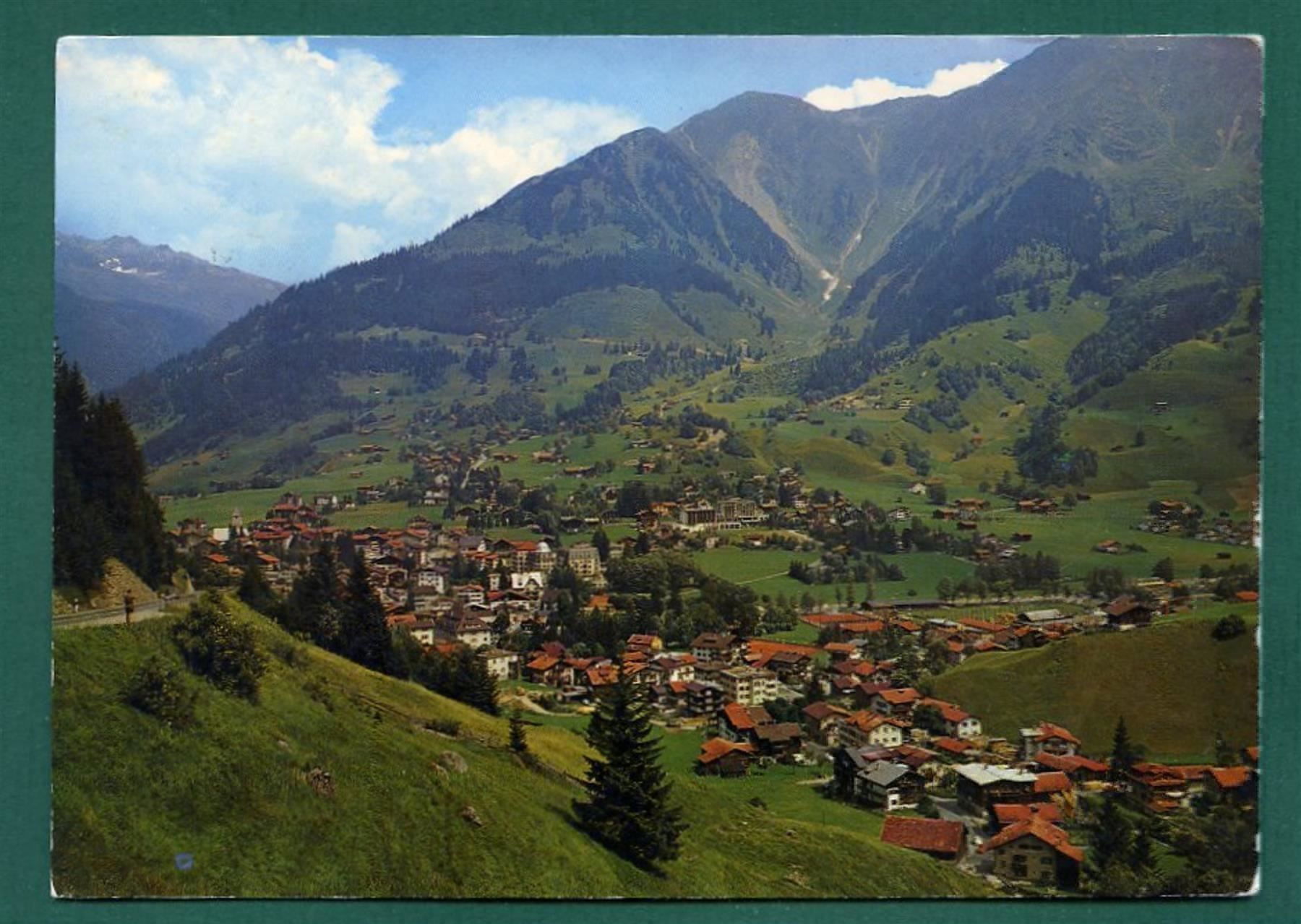 Cartoline postali: Klosters, Gesamtansicht, 1981, gelaufen, Grossformat – Usato da Sargans venduto da Hausi1951
