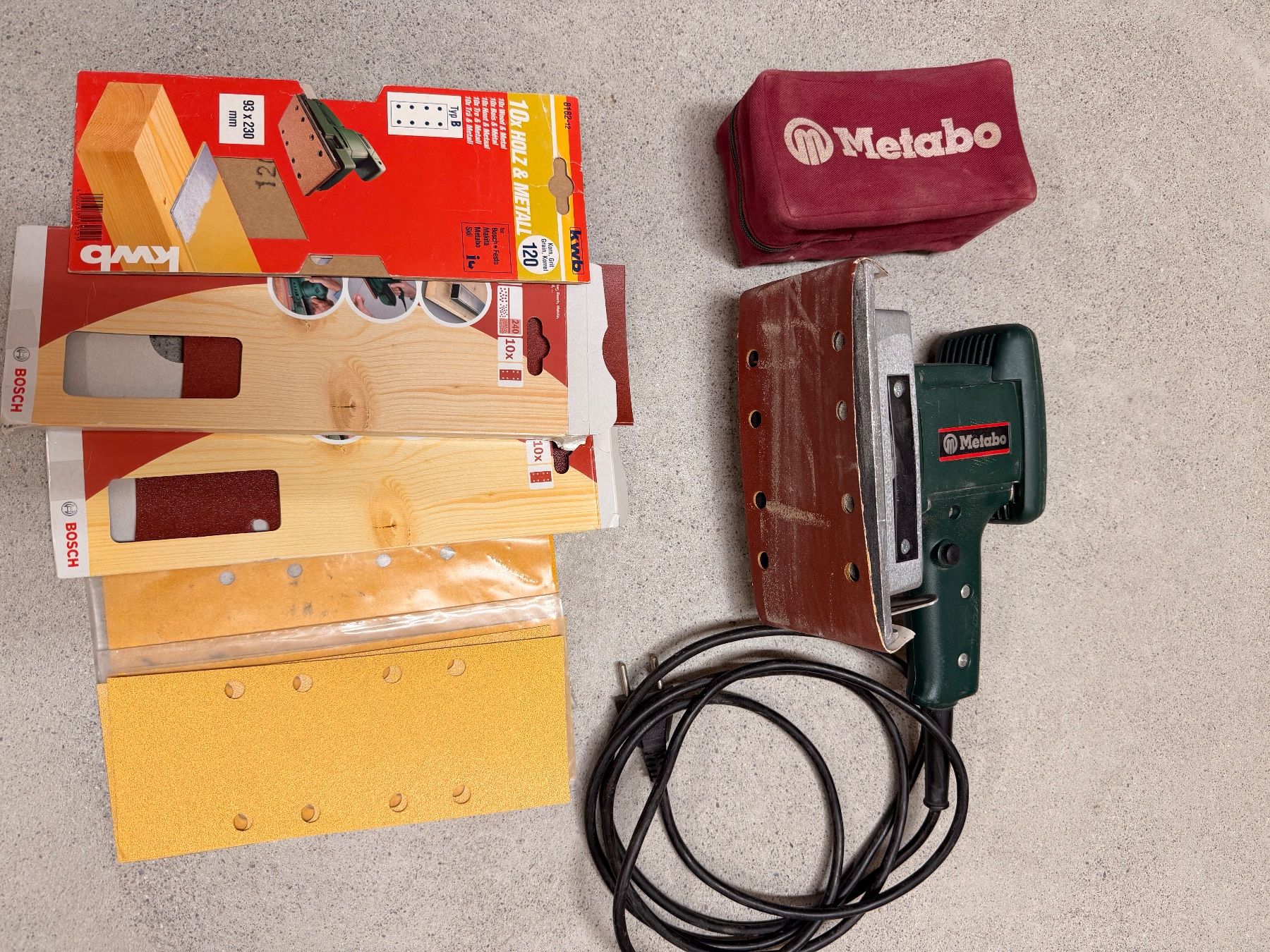 Metabo Schleifen & Polieren: Metabo Schwingschleifer – Gebraucht aus Baldegg von Swissspeed