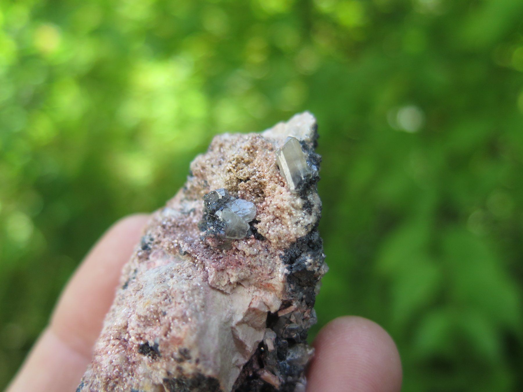 Mineralien & Heilsteine: Cerussit mit Bleiglanz und Dolomit von Marokko – Gebraucht aus Schaffhausen von Yamakana51L8736OQ8 5