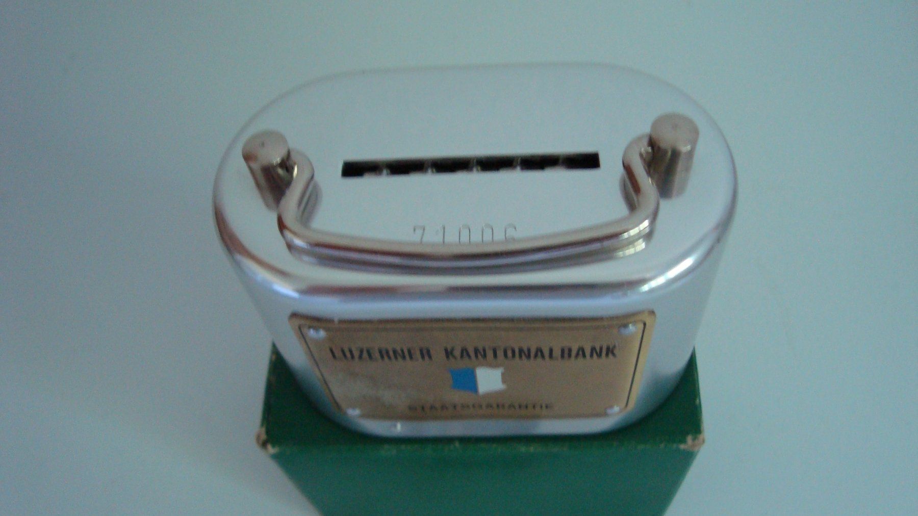 Salvadanai: Vintage Sparkässeli der Luzerner Kantonalbank ein Original. – Nuovo e nell'imballaggio originale da Neuenkirch venduto da siuprellum 4