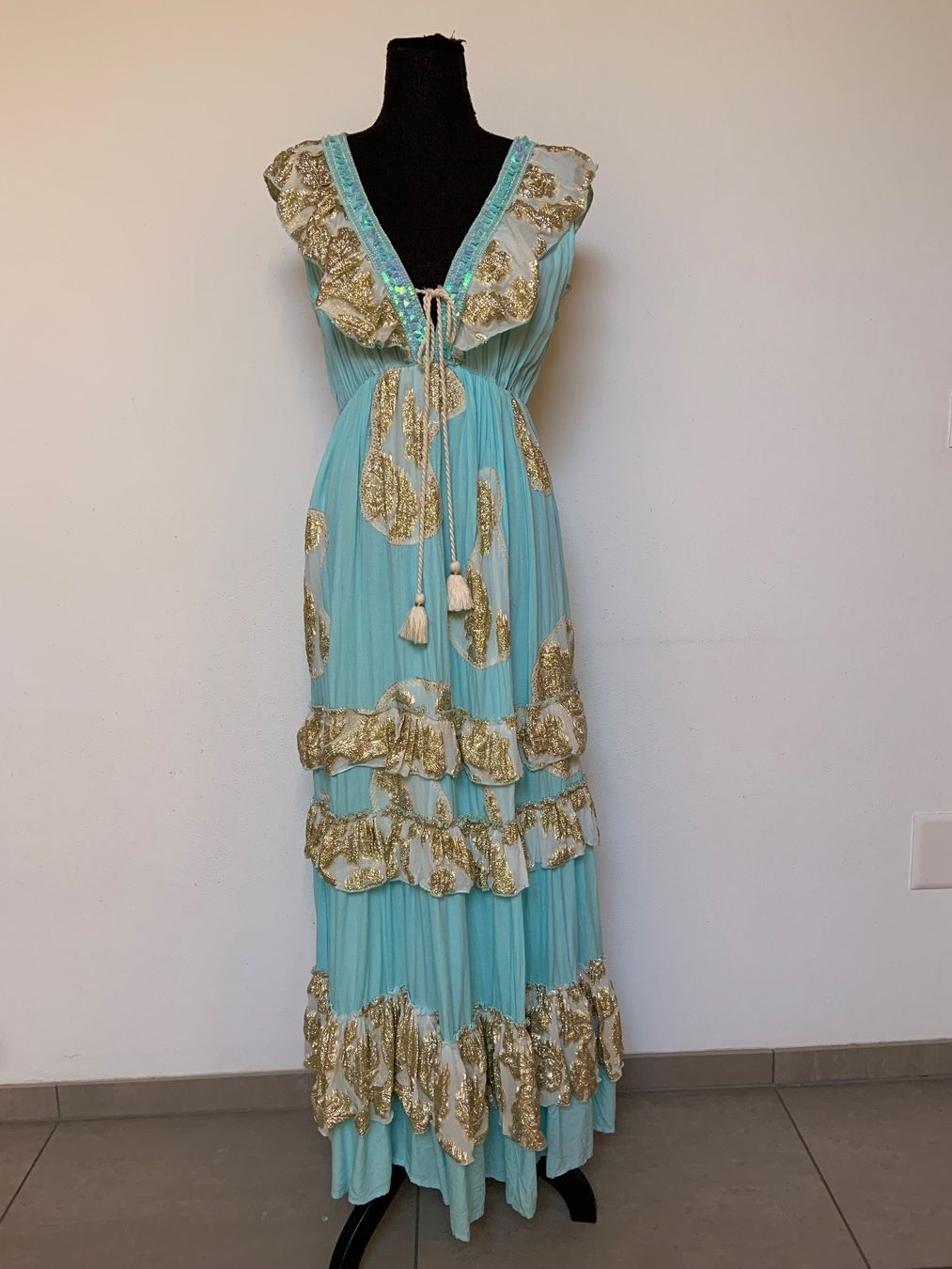 Vestiti: Boho Maxikleid aus Viscose – Nuovo (secondo la descrizione) da Sigriswil venduto da ck56