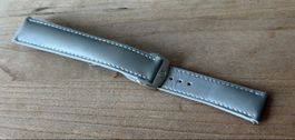 Vintage OMEGA Leder Armband 18mm mit Faltschliesse NEU