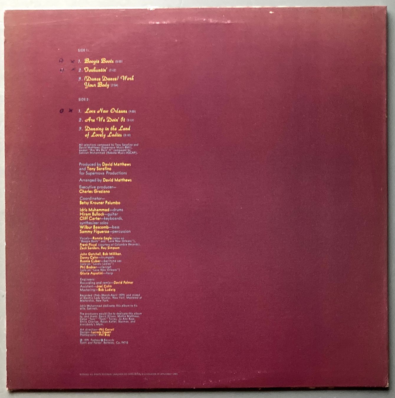 Dischi in vinile: IDRIS MUHAMMAD - FOXHUNTIN' – Usato da Poliez-Pittet venduto da Newtown-Records 1