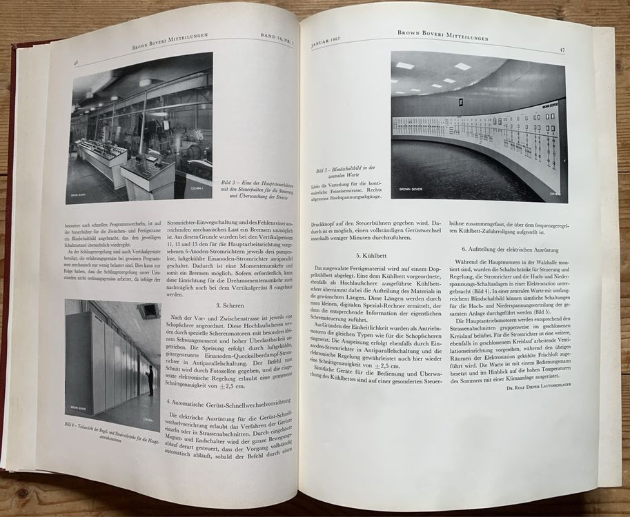 Buch Brown Boveri Mitteilungen 4