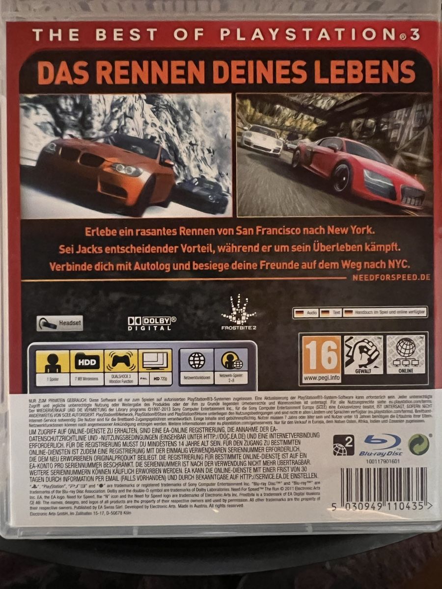 Giochi: Need for Speed The Run - PS3 – Usato da Konolfingen venduto da SonjaKalt 1