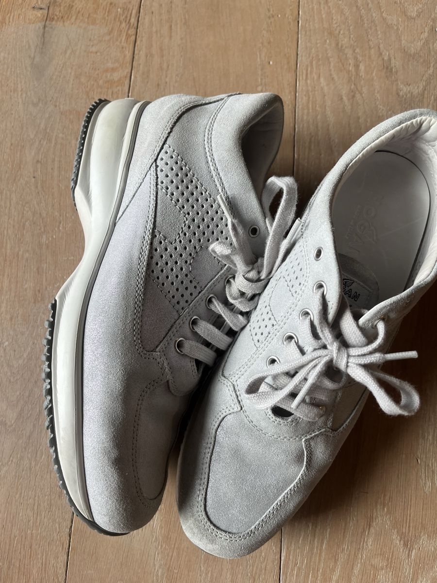 Hogan Scarpe da donna: Hogan Sneaker Hellgrau/blau Gr. 39 – Usato da Zürich venduto da ghome 2