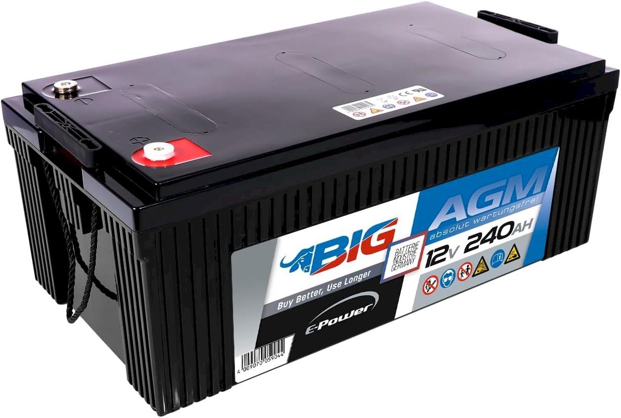 Batterien: BIG E-Power AGM 12V 240Ah – Neu und originalverpackt aus Bottighofen von zaap 1
