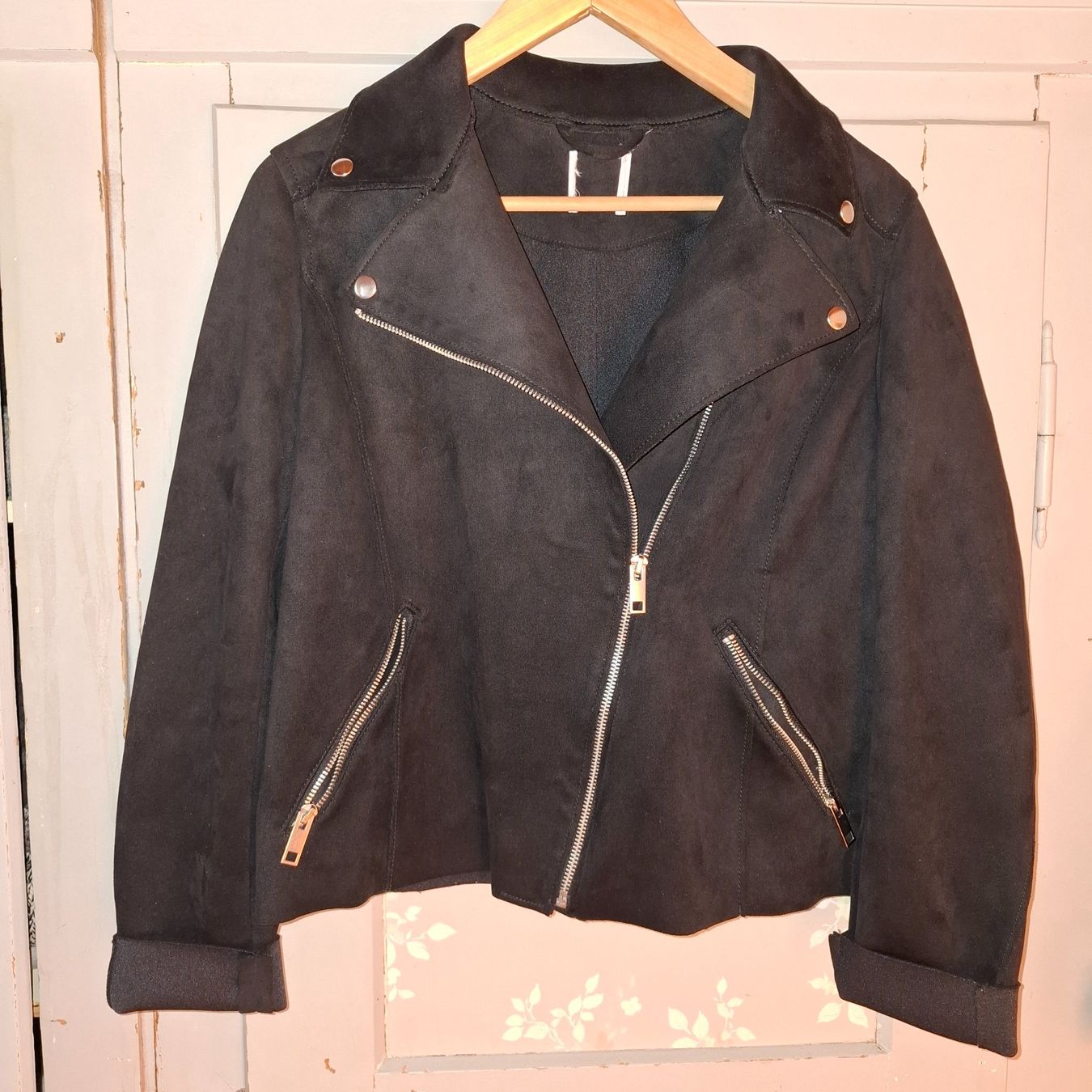 Jacken: Kunstlederjacke (Wildlederoptik) – Gebraucht aus st.gallen von mona3 2