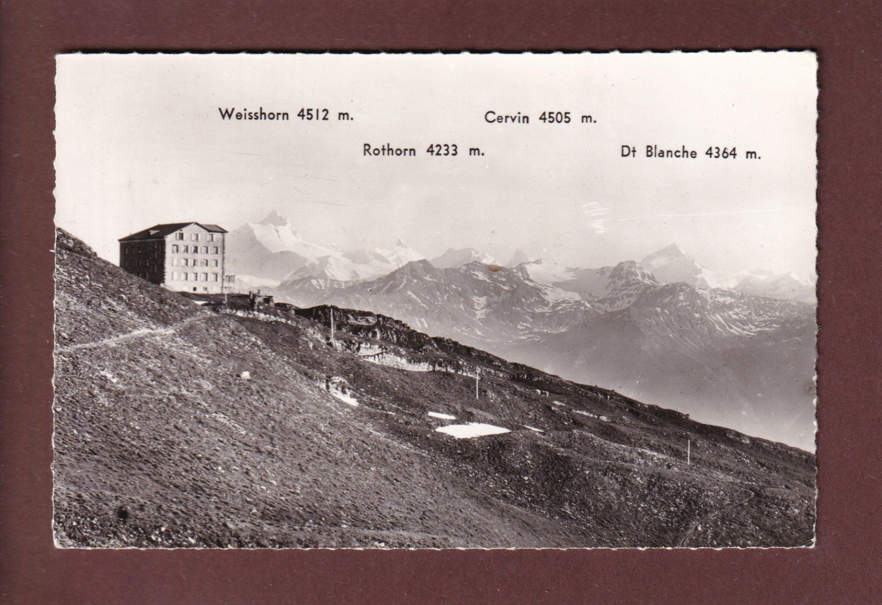 Ansichtskarten: Hôtel TORRENTHORN - 1966 – Gebraucht aus Pully von nicecards