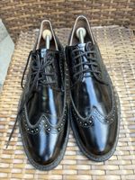 Herren Schuhe Mercedes Schnürschuhe Schwarz Grösse 43