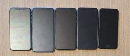 5x iPhone XR/XS /8 /X    leicht defekt