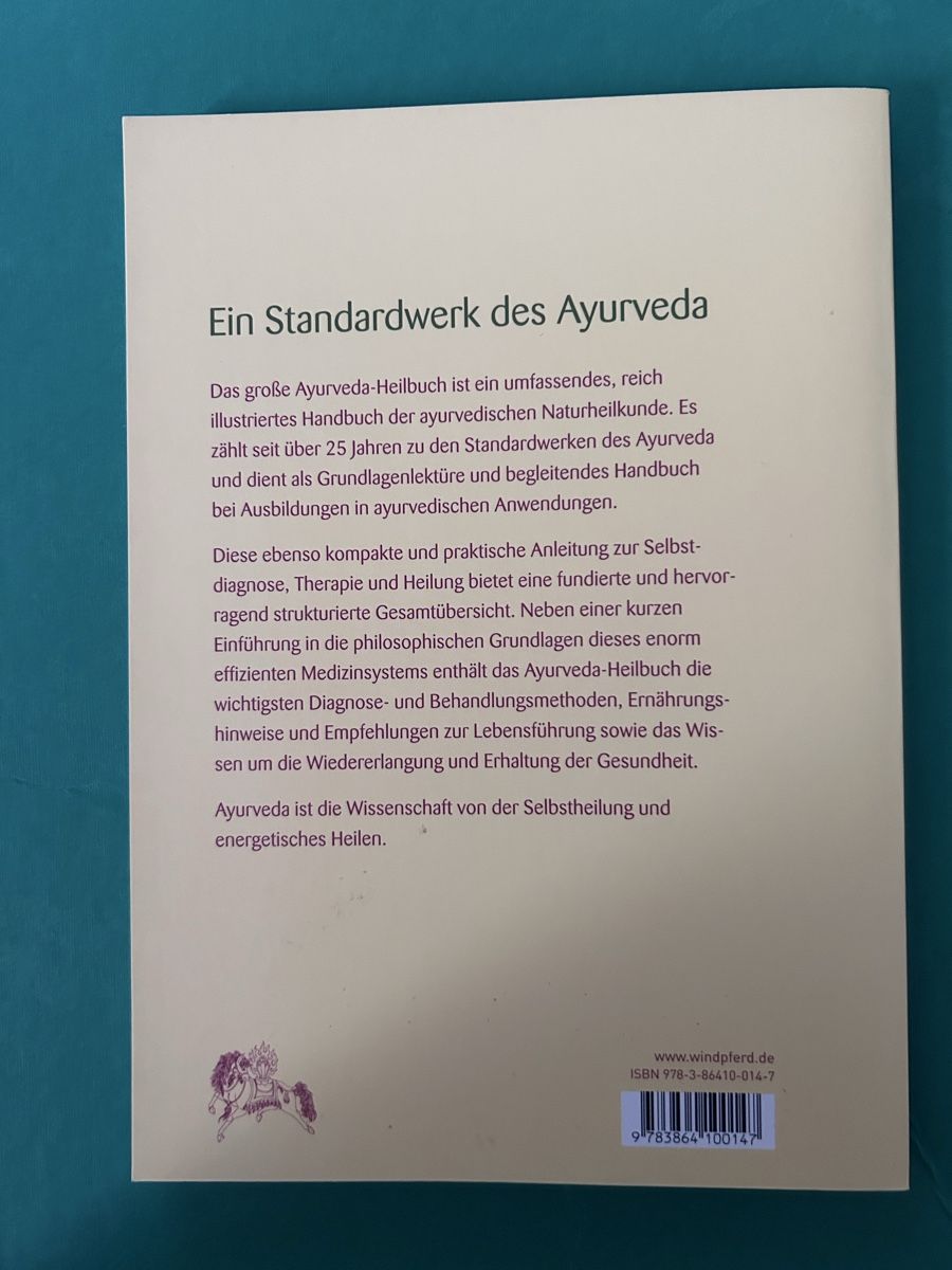 Livres: Das grosse Ayurveda Heilbuch – D'occasion à Dietikon par TdaC 1