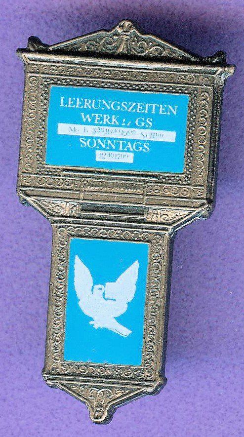 Placchette & Badge: PTT   BRIEFKASTEN – Usato da Winterthur venduto da Sammleroase