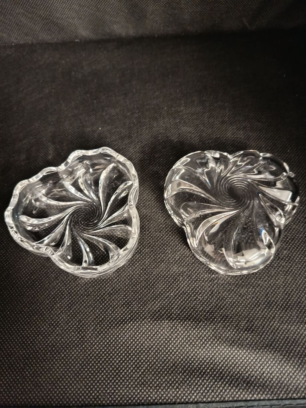 Schalen: Kristall Schale Klein Blumenmuster 8cm Durchmesser  – Gebraucht aus Wangen b. Olten von crea_look 2