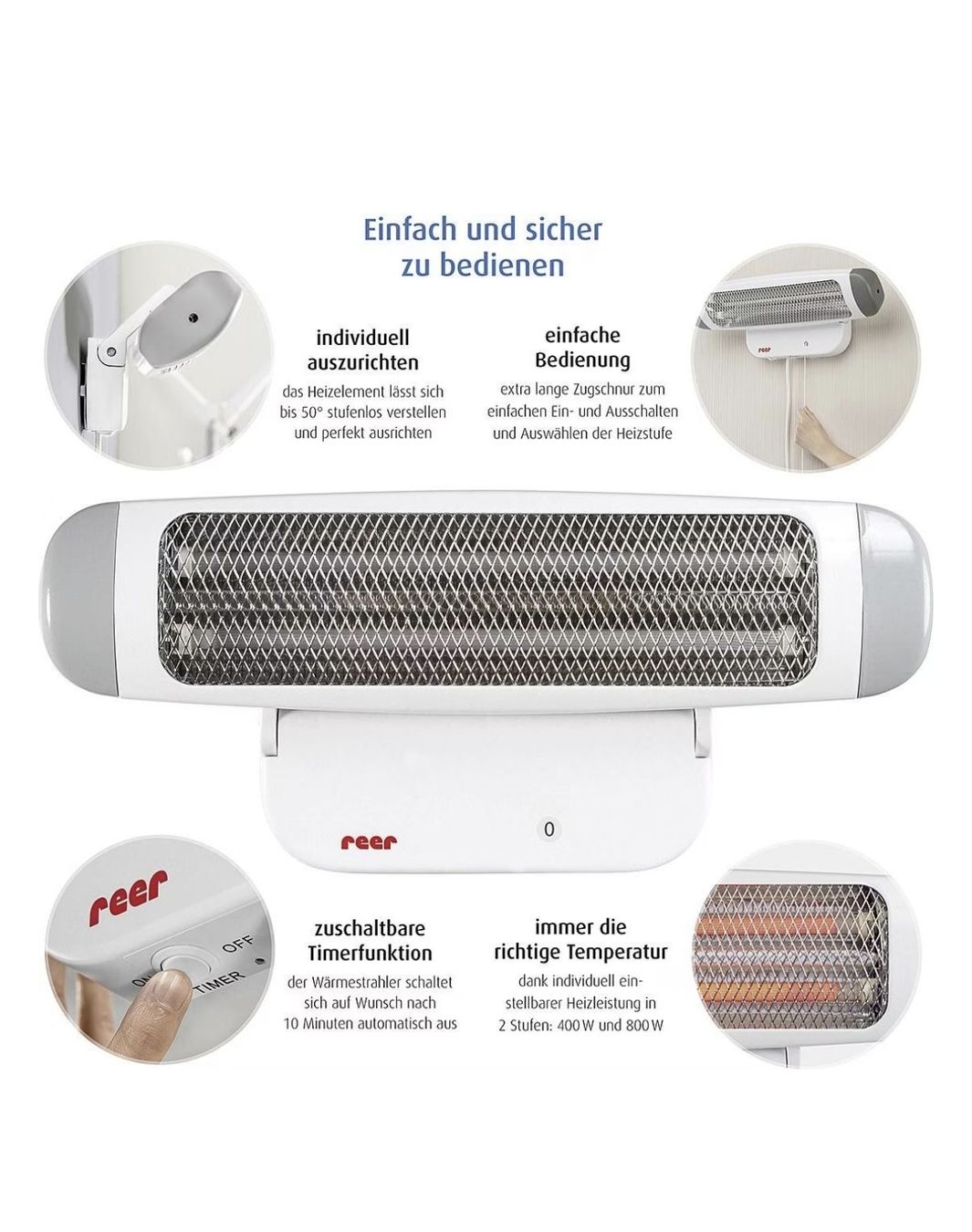 Reer Heizgeräte: Wickeltisch Heizstrahler  – Gebraucht aus Hendschiken von fab_8xnp 2