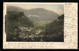 Eptingen, Ortsansicht aus der Vogelschau