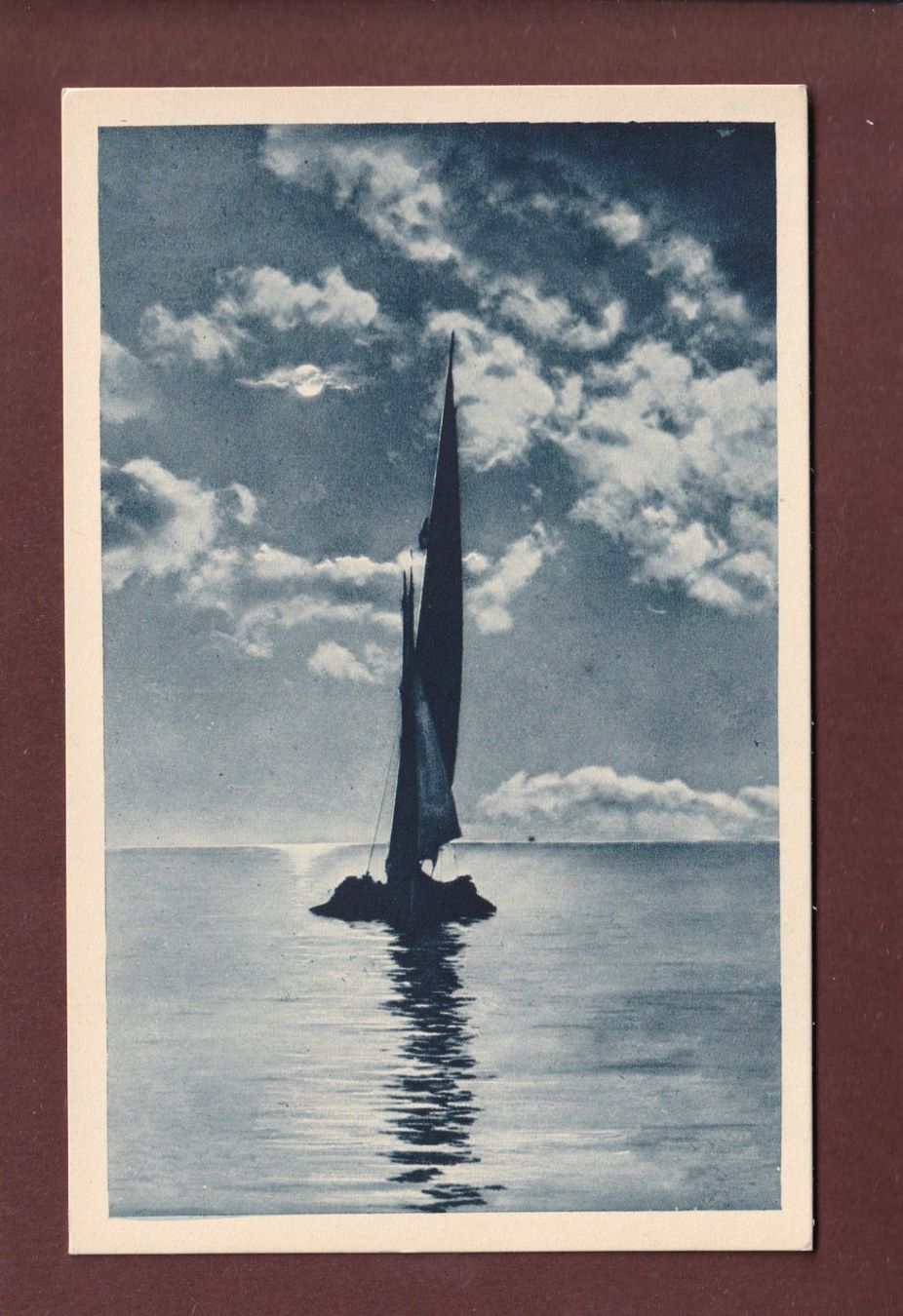 Cartes postales: LAC LEMAN - Barque – D'occasion à Pully par nicecards-shop