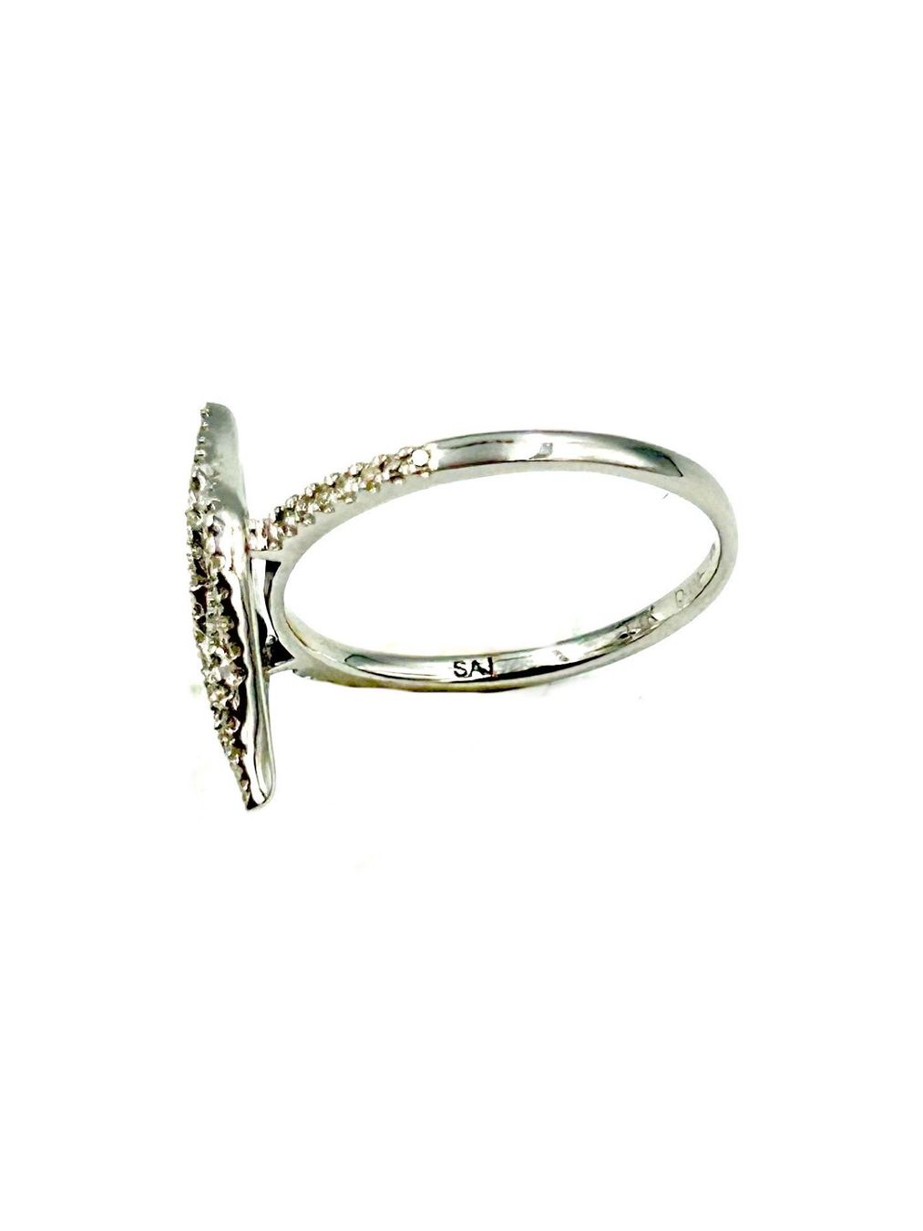 Anelli: Bague Or blanc 14K Saphir et diamants – Usato da Renens VD venduto da rom_v9jv 2