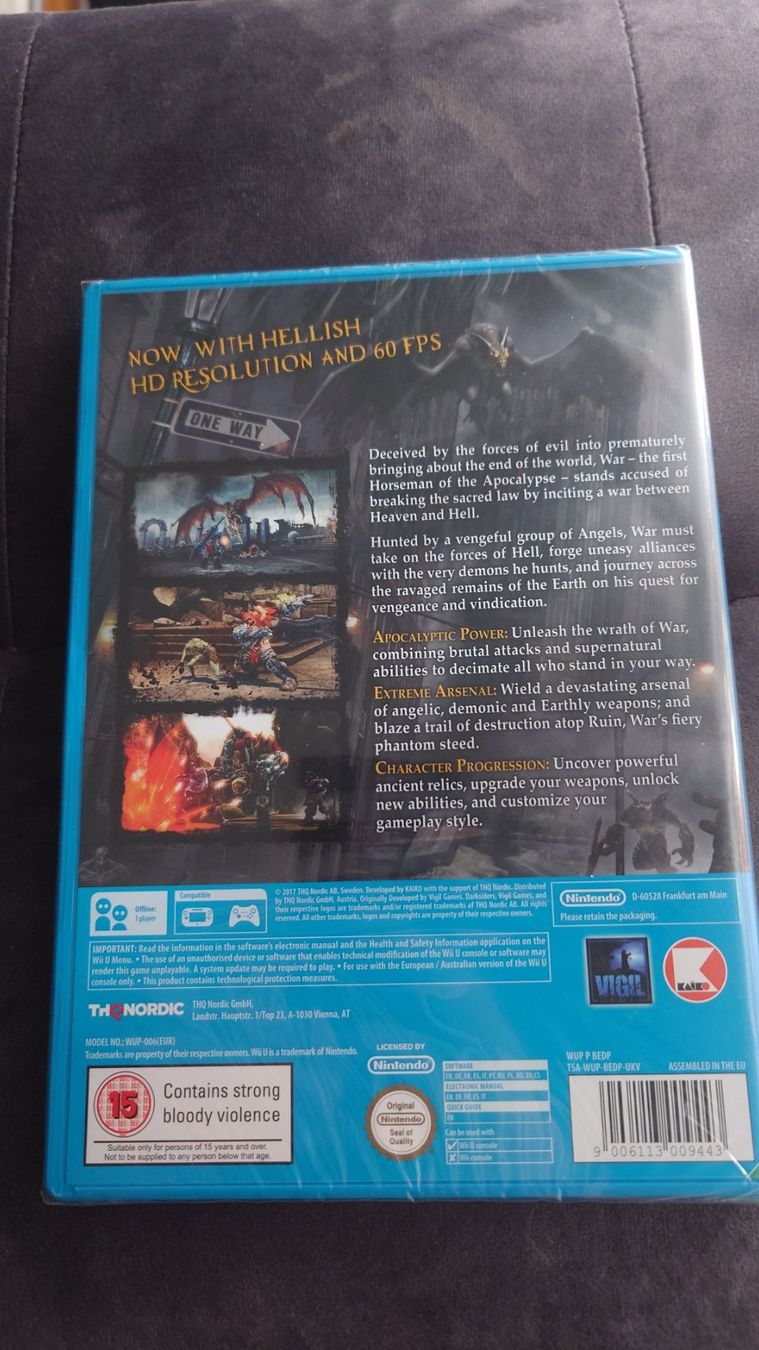 Nintendo Spiele: Darksiders Warmastered Edition neuf Wii U – Neu und originalverpackt aus Cugy VD von Twinsen93 1