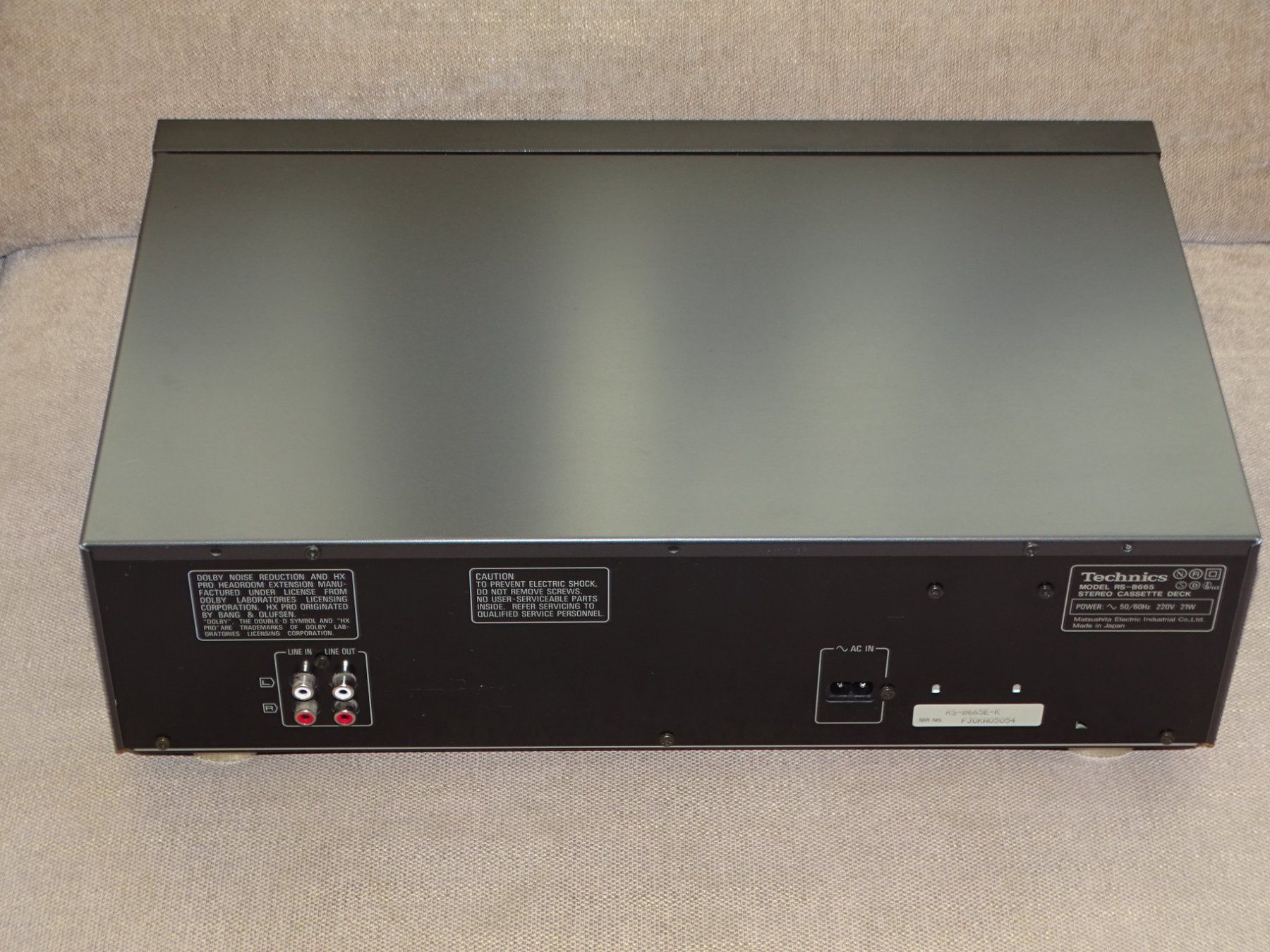 Technics Aufnahmegeräte: Technics Tape Deck RS-B665 – Gebraucht aus Hirzel von Musicman03 6