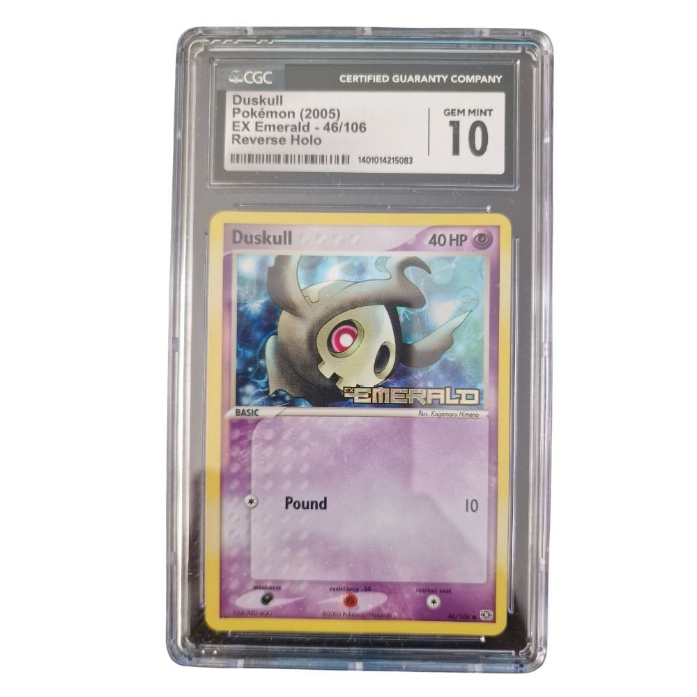 Pokémon Carte collezionabili: Duskull Reverse Holo #46 EX Emerald CGC 10 – Usato da Genève venduto da Cardtreasure