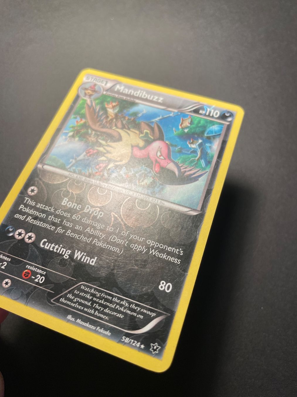 Pokémon Sammelbilder & Trading cards: Mandibuzz 58/124 Reverse Holo – Gebraucht aus Zürich von pokemon_cards 1