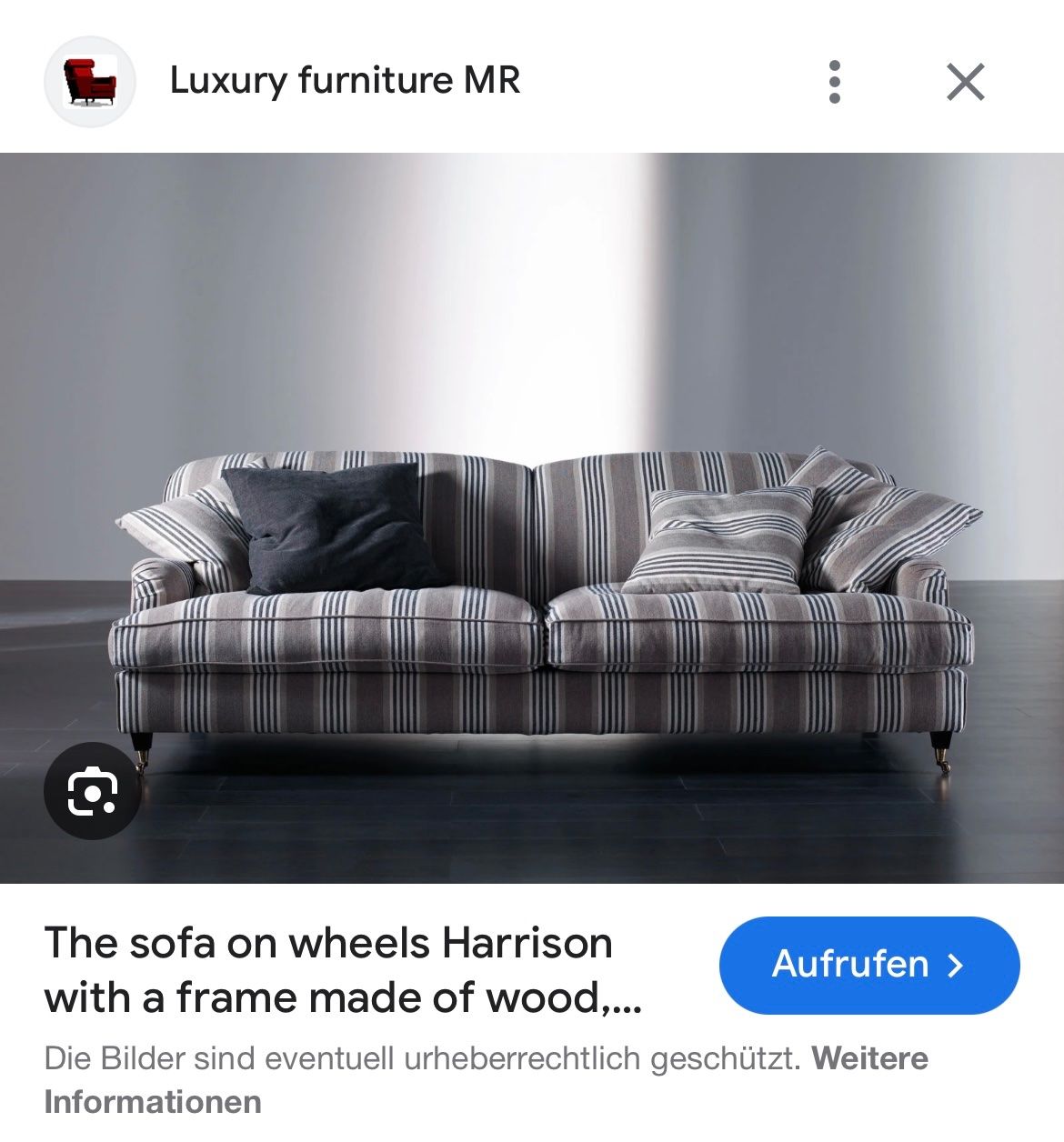 Divani: The sofa on wheels Harrison, Meridiani – Usato da Bad Ragaz venduto da vmylius 1