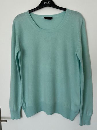 Modissa 55% Seide 45% Kaschmir Pullover Gr XL Türkis