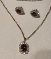 Ensemble de bijoux vintage - Collier et boucles d'oreilles
