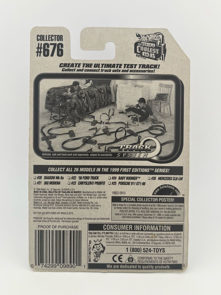 Hot Wheels Modellini d'auto: Hot Wheels Porsche 911 GT1-98 – Nuovo e nell'imballaggio originale da Rupperswil venduto da Lennox86 2