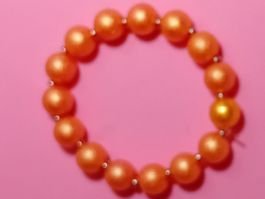 armband,,orange,,,modeschmuck,,matt,,,durchmesser ist 20cmx1
