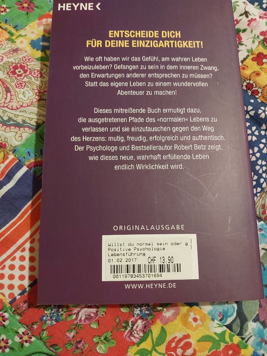 Libri: Robert Betz – Willst du normal sein oder glücklich? Aufbruch – Nuovo (secondo la descrizione) da Romanshorn venduto da SwissEnn 1