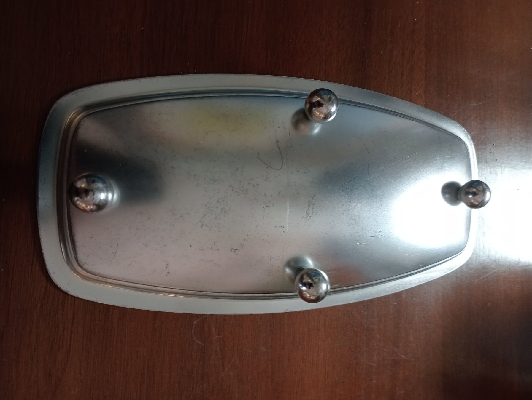 Piatti di portata: Vintage Serviertablett, Metallschale – Usato da St.Niklausen LU venduto da Wirdbereitsverwendet 4