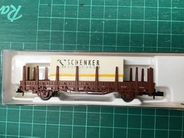 Roco Güterwagen Schenker, N, OVP, Rarität