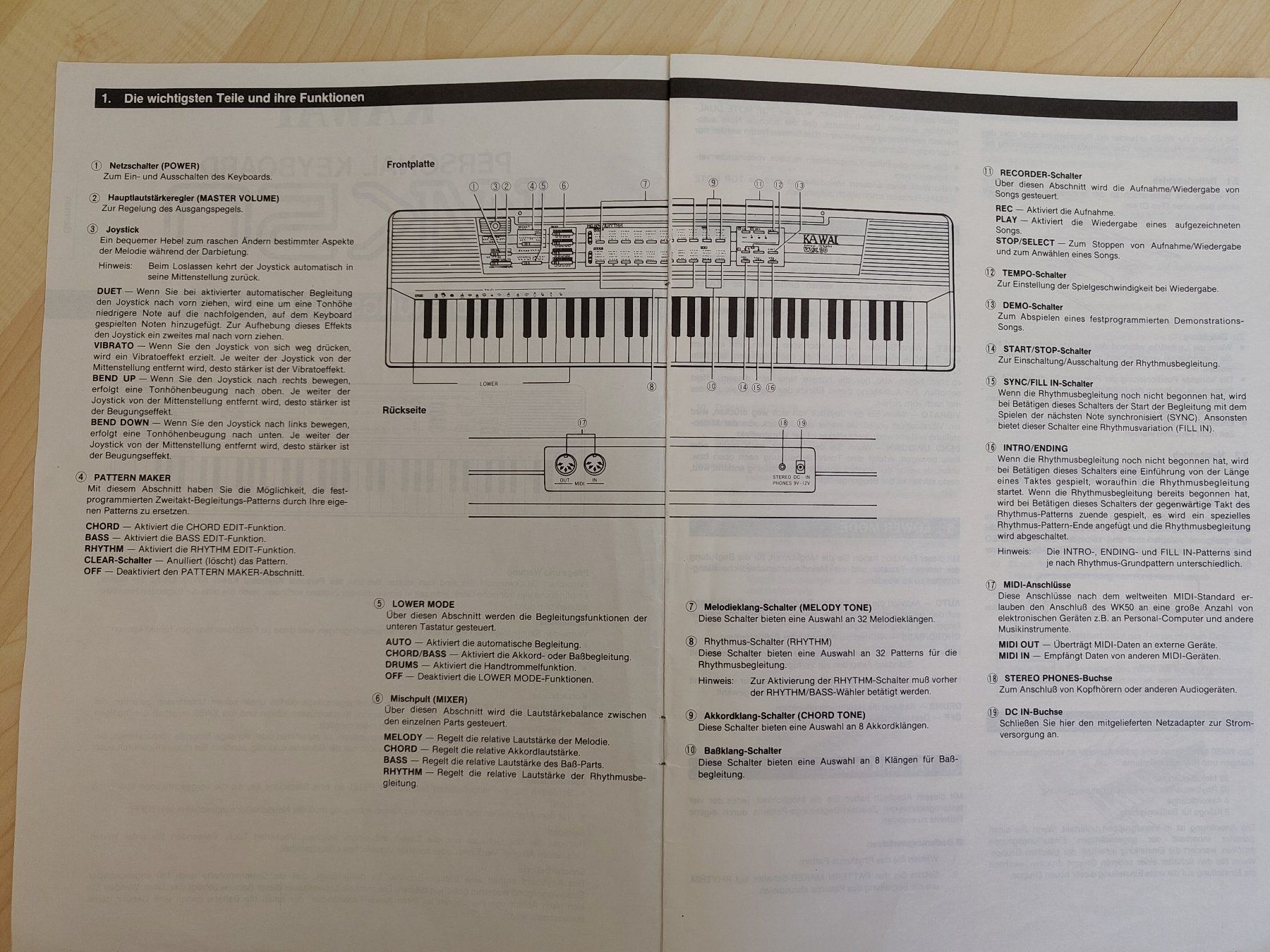 Kawai Strumenti musicali: Kawai MK50 Keyboard – Nuovo (secondo la descrizione) da Zofingen venduto da decidua 8